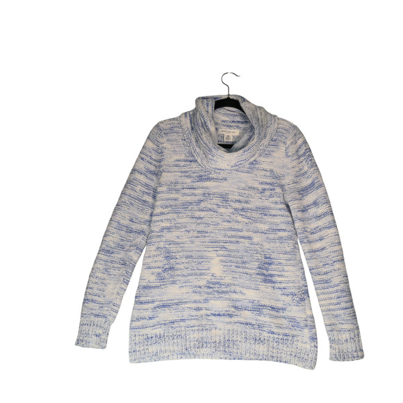Skyes The Limit Sweater Womens PS Petite S Blue Chenille Cowl Fuzzy Soft Girl - Picture 1 of 8